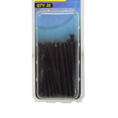 Gambar Krisbow Paku Dinding 2.5 X 50 mm 25 Pcs - Hitam