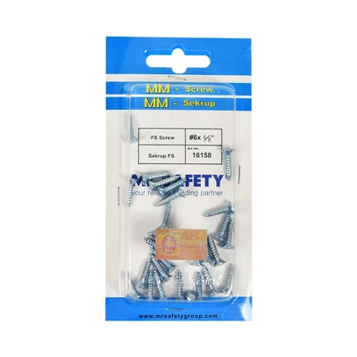 Gambar Mr.Safety Set Sekrup Kayu 6X5/8 Inch 28 Pcs