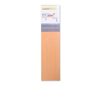 Gambar Masterspace Rak Dinding Kayu 60x15x1.8 cm - Cokelat Beech
