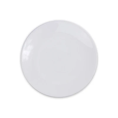 Gambar Delicia Simple Plus Piring Makan Keramik 31x31 cm - Putih