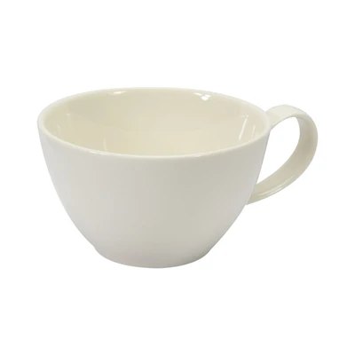 Gambar Delicia Simple Plus Cangkir Keramik Dengan Saucer 200 ml - Putih