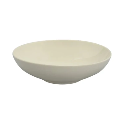 Gambar Delicia Mangkuk Saji Keramik Deep Dish Simple Plus Collection 19 cm - Putih