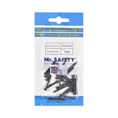 Gambar Mr.Safety Paku Beton 2.5 cm - Hitam