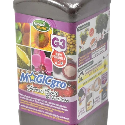Gambar Green World Pupuk Tanaman Bunga Dan Buah Magic Gro Erecto 1 Liter