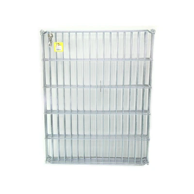 Gambar Paws N Tail 60x76.2 cm Playpen Hewan Zinc - Hitam/Silver