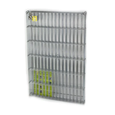 Gambar Paws N Tail 60x91 cm Playpen Hewan Zinc - Hitam/Silver