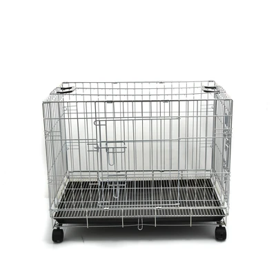 Gambar Paws N Tail Kandang Anjing & Kucing 77x49x63 cm - Silver/Hitam
