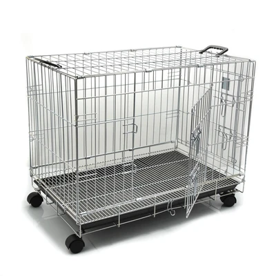 Gambar Paws N Tail Kandang Anjing & Kucing 77x49x63 cm - Silver/Hitam
