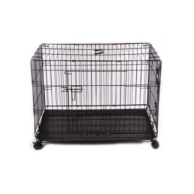 Gambar Paws N Tail Kandang Anjing & Kucing 92x57.5x72 cm - Silver/Hitam