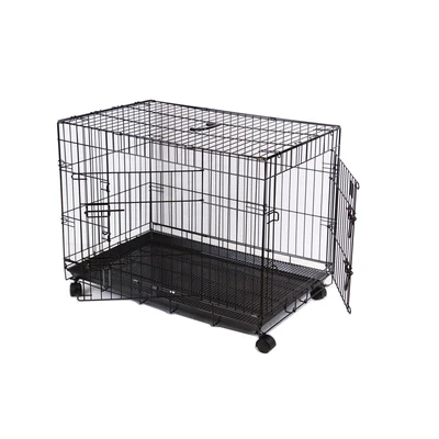 Gambar Paws N Tail Kandang Anjing & Kucing 92x57.5x72 cm - Silver/Hitam