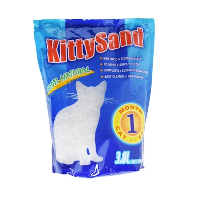 Gambar Kitty Sand Pasir Kucing Silica 3.8 Liter