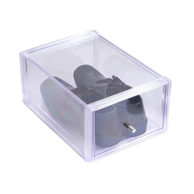 Gambar Boxbox Kotak Sepatu Sorong Pria Transparan