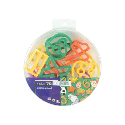Gambar Krischef Cetakan Kue Bentuk Angka Set 15 pcs - Mix