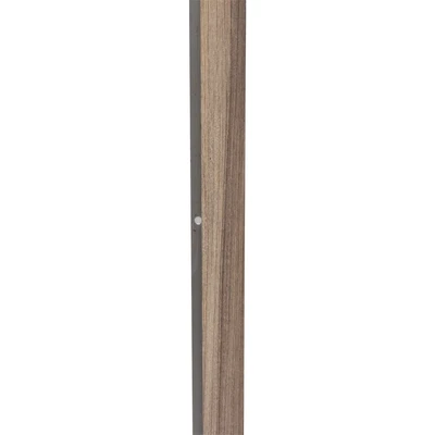 Gambar Kris Set Papan Skirting Aluminium 2.2 Mtr - Cokelat