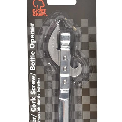 Gambar Chef Craft Pembuka Kaleng & Botol Besi- Silver
