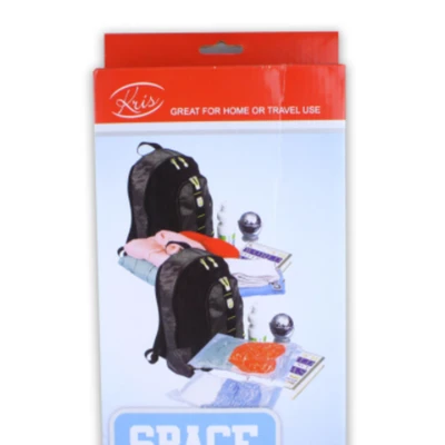 Gambar Kris Kantong Plastik Kompres Pakaian Roll-Up Set 4 Pcs