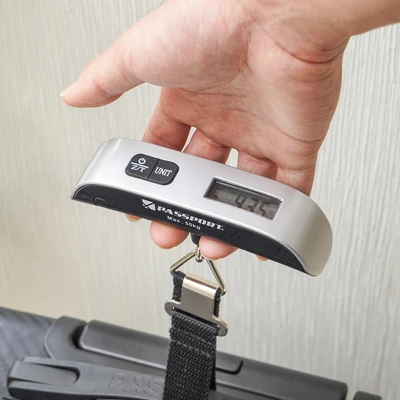 Gambar Passport Timbangan Koper Digital 50 kg V2 - Silver