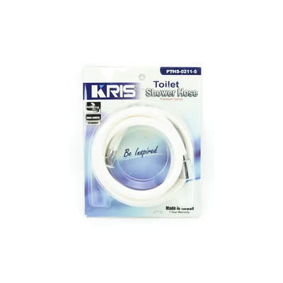 Gambar Fosa 1.5 mtr Selang Shower Toilet Premium - Putih