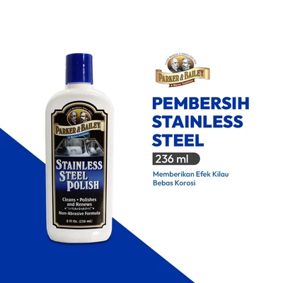 Gambar Parker & Bailey Cairan Pembersih & Pemoles Stainless Steel 236 ml