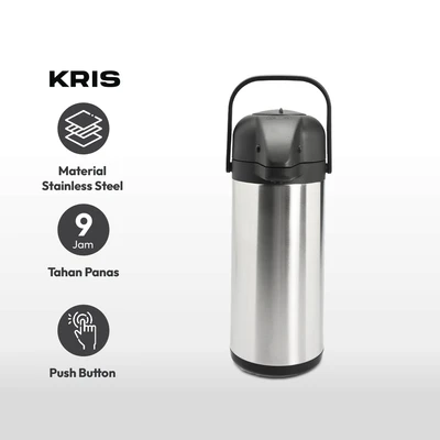 Gambar Krischef 3 Ltr Termos Vacuum Flask