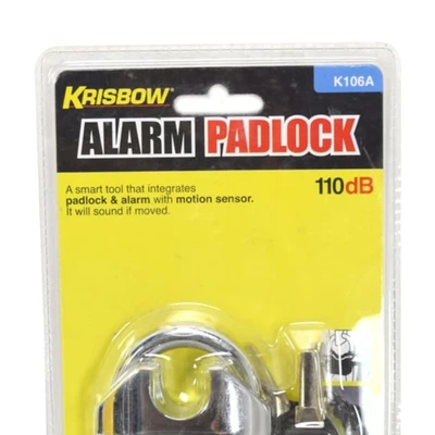 Gambar Krisbow Heavyduty Gembok Dengan Alarm - Putih