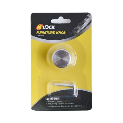 Gambar K-Lock Handle Lemari Bulat 2.5x2.2 cm