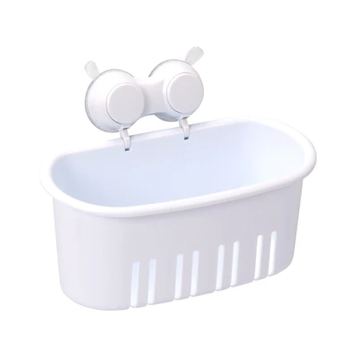 Gambar Stora Rak Dinding Kamar Mandi Suction - Putih