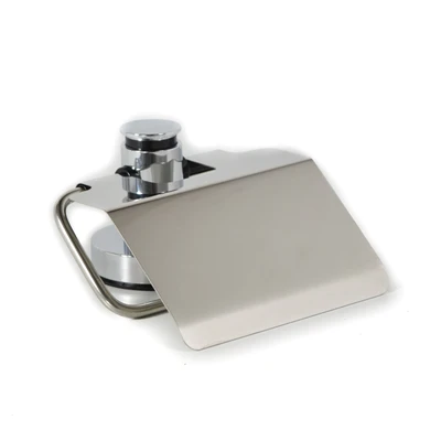 Gambar Stora Holder Tisu Toilet Roll Dengan Tutup 6911281 - Silver