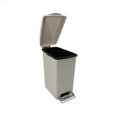 Gambar Krisbow Tempat Sampah Pedal Plastik 9 Liter - Putih