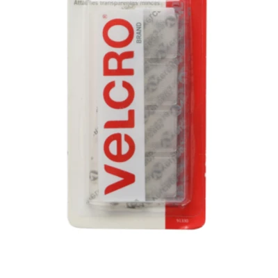 Gambar Velcro Perekat Square Sticky 2.2 cm Set 12 pcs Transparan