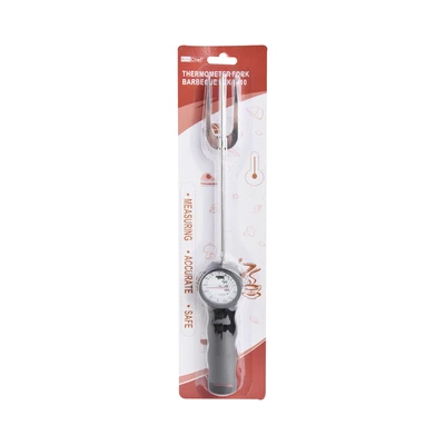 Gambar Krischef Garpu Termometer Untuk Barbercue - Hitam