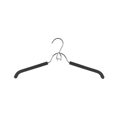 Gambar Stora Hanger Baju Metal Dengan Foam EVA08002 - Hitam