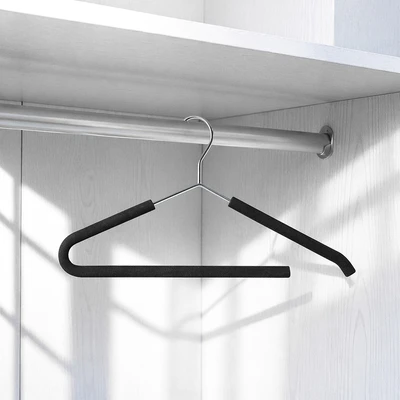Gambar Stora Hanger Baju Besi Dengan Foam EVA08010 - Hitam