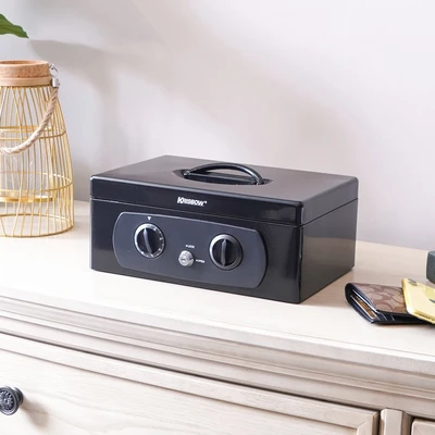 Gambar Krisbow Cash Box 32x24x14 cm TS8832 - Hitam