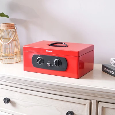 Gambar Krisbow Cash Box 36x25x15 cm TS8836 - Merah