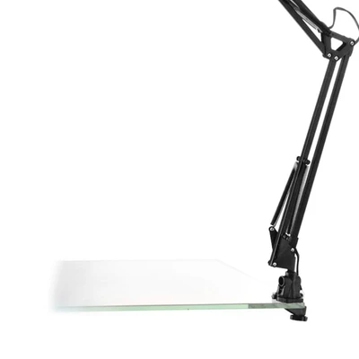 Gambar Eglo Firmo Lampu Meja Clip E27 Shinny - Hitam