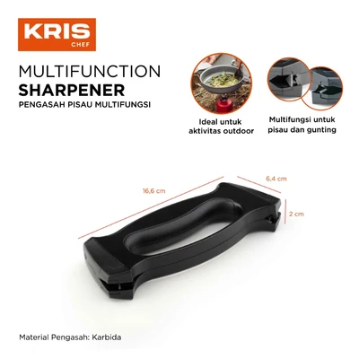 Gambar Kris Pengasah Pisau Multifungsi - Hitam