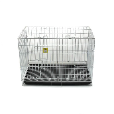 Gambar Paws N Tail Kandang Anjing & Kucing 76.5x47x55 cm - Silver/Hitam