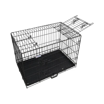 Gambar Paws N Tail Kandang Anjing & Kucing 76.5x47x55 cm - Silver/Hitam