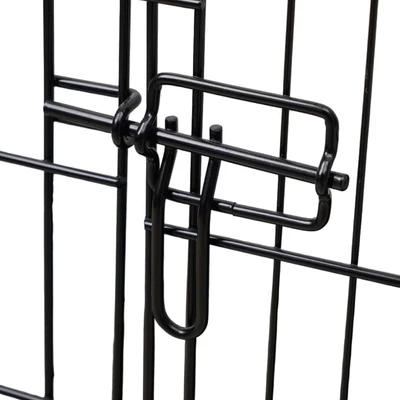 Gambar Paws N Tail Kandang Anjing & Kucing 76.5x47x55 cm - Silver/Hitam