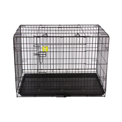 Gambar Paws N Tail Kandang Anjing & Kucing 92.5x56x64 cm - Silver/Hitam
