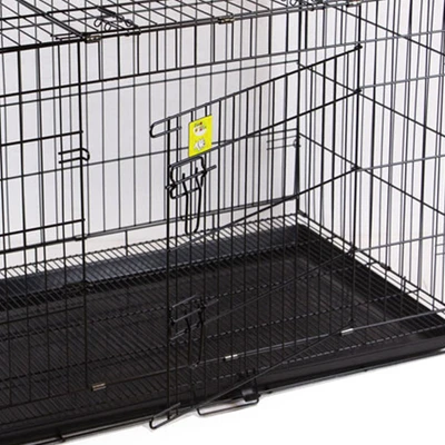 Gambar Paws N Tail Kandang Anjing & Kucing 92.5x56x64 cm - Silver/Hitam