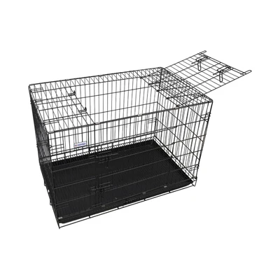 Gambar Paws N Tail Kandang Anjing & Kucing 92.5x56x64 cm - Silver/Hitam