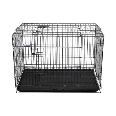 Gambar Paws N Tail Kandang Anjing & Kucing 92.5x56x64 cm - Silver/Hitam