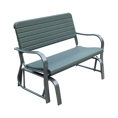Gambar Krisbow Kursi Ayun Taman 2 Seater - Hijau Tua