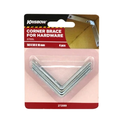 Gambar Krisbow Penyangga Siku 50X50X10mm 4Pcs