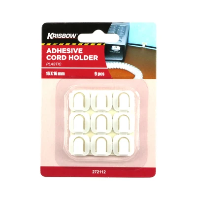 Gambar Krisbow Penahan Kabel 1.6x1.6 cm 9 Pcs