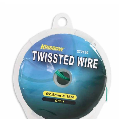 Gambar Krisbow Kawat Twissted Wire 2.5 mm X 15 Mtr