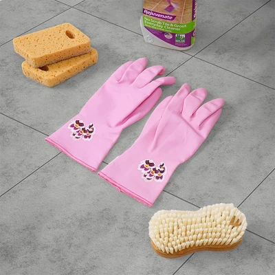 Gambar Duraglove Sarung Tangan Karet Dengan Nylon Lining - Pink