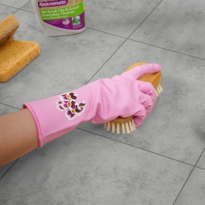 Gambar Duraglove Sarung Tangan Karet Dengan Nylon Lining - Pink